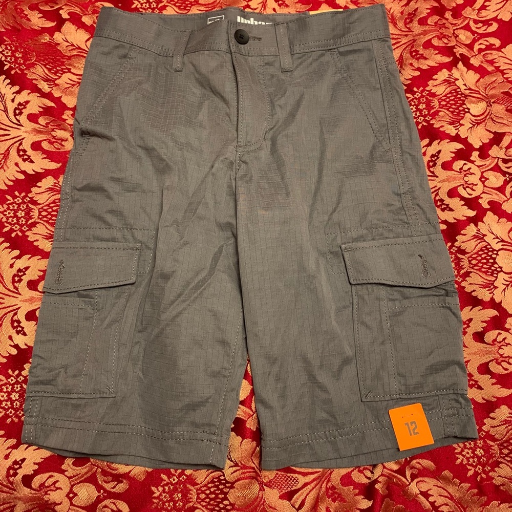 Boys Urban Pipeline size 12 Grey Cargo Shorts.